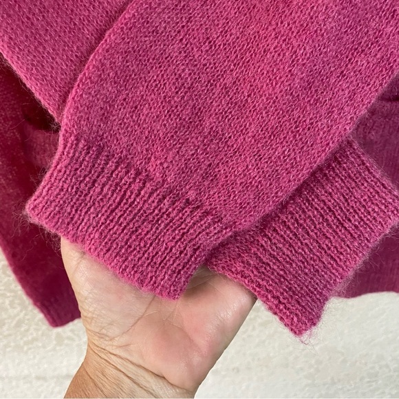 Boden Pink Mohair Wool Button Down
V Neck Cardigan Super Soft Size SZ 12 - Picture 8 of 10
